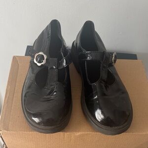 Black Patent Leather Mary Jane Shoes